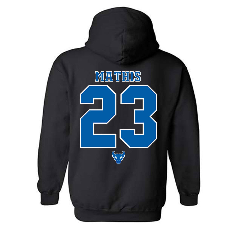Buffalo - NCAA Football : Devare Mathis - Hooded Sweatshirt-3