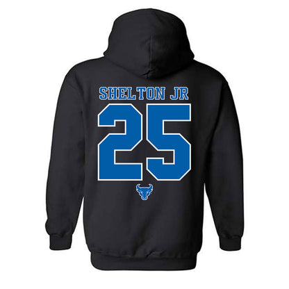 Buffalo - NCAA Football : Terrance Shelton Jr - Classic Shersey Hooded Sweatshirt-2