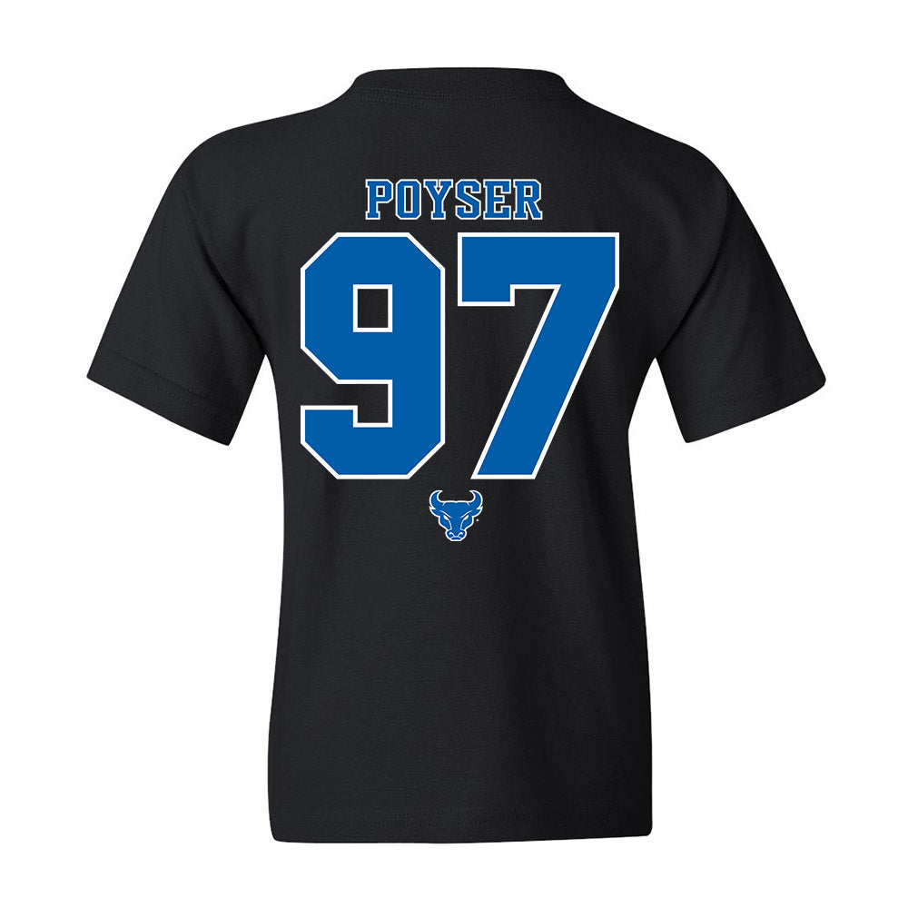Buffalo - NCAA Football : Junior Poyser - Youth T-Shirt