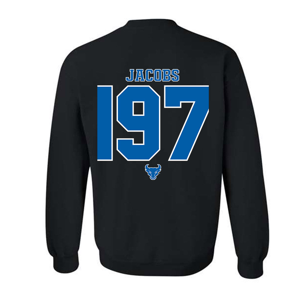 Buffalo - NCAA Wrestling : Connor Jacobs - Crewneck Sweatshirt-1