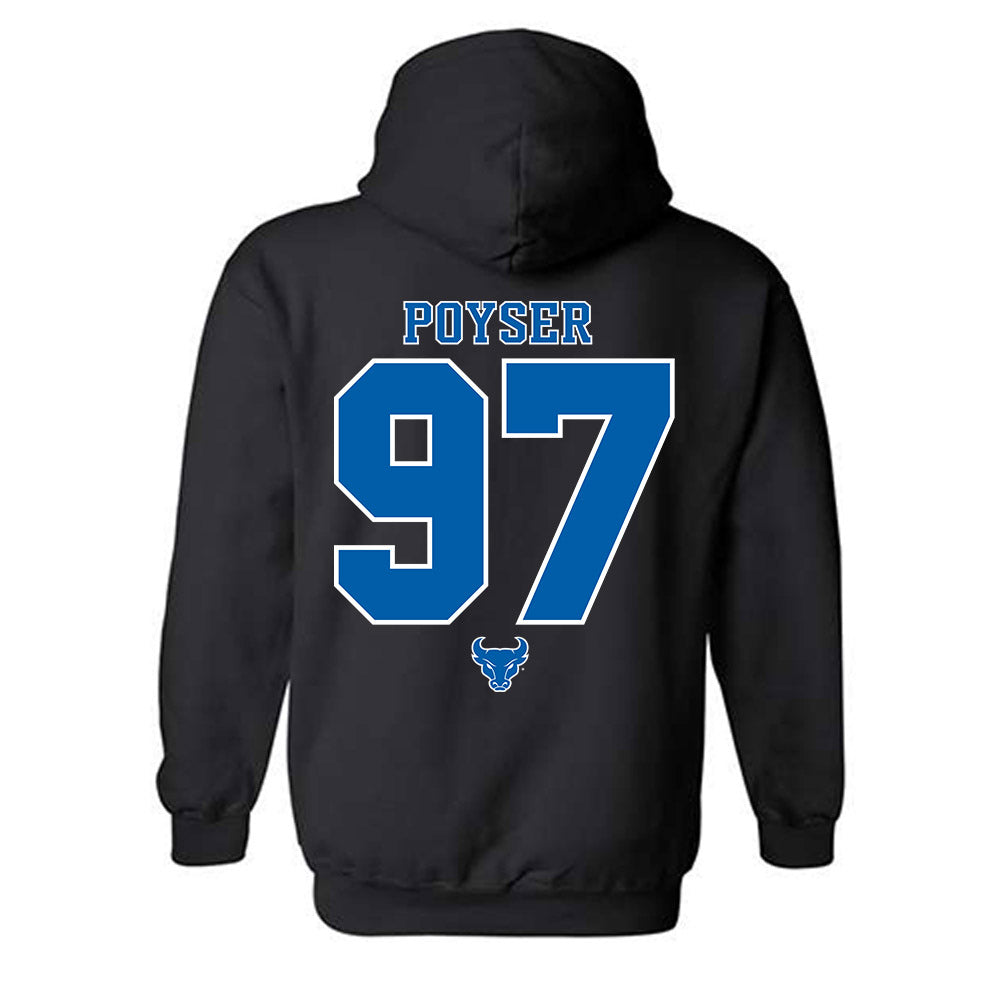 Buffalo - NCAA Football : Junior Poyser - Hooded Sweatshirt
