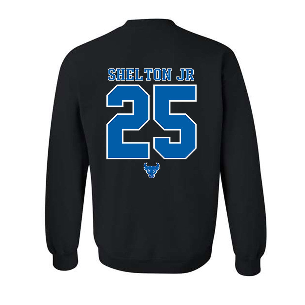 Buffalo - NCAA Football : Terrance Shelton Jr - Classic Shersey Crewneck Sweatshirt-2