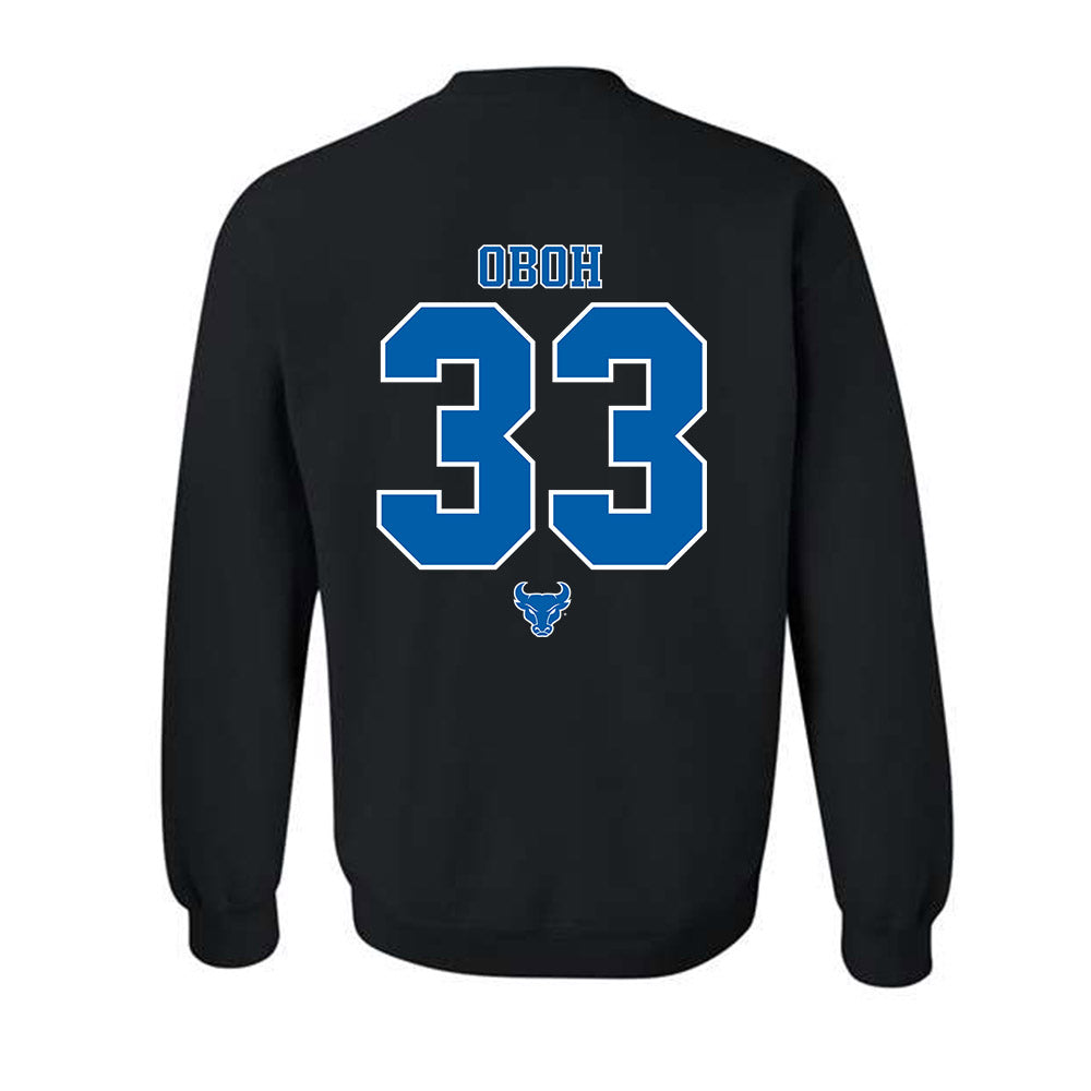 Buffalo - NCAA Men's Basketball : Tim Oboh - Crewneck Sweatshirt