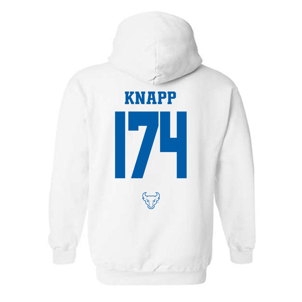 Buffalo - NCAA Wrestling : Rafael Knapp - Hooded Sweatshirt-1