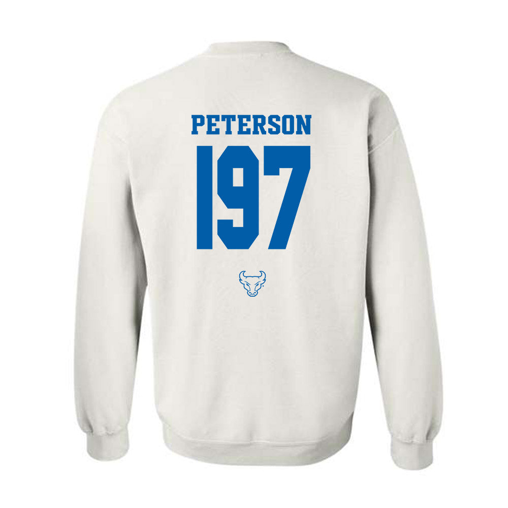 Buffalo - NCAA Wrestling : Aiden Peterson - Crewneck Sweatshirt-1