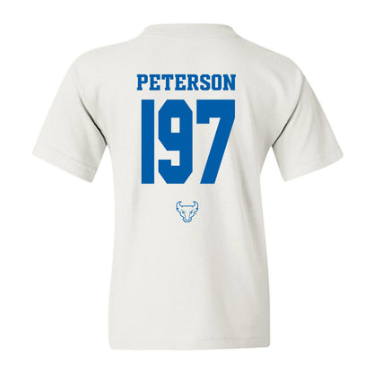 Buffalo - NCAA Wrestling : Aiden Peterson - Youth T-Shirt-1