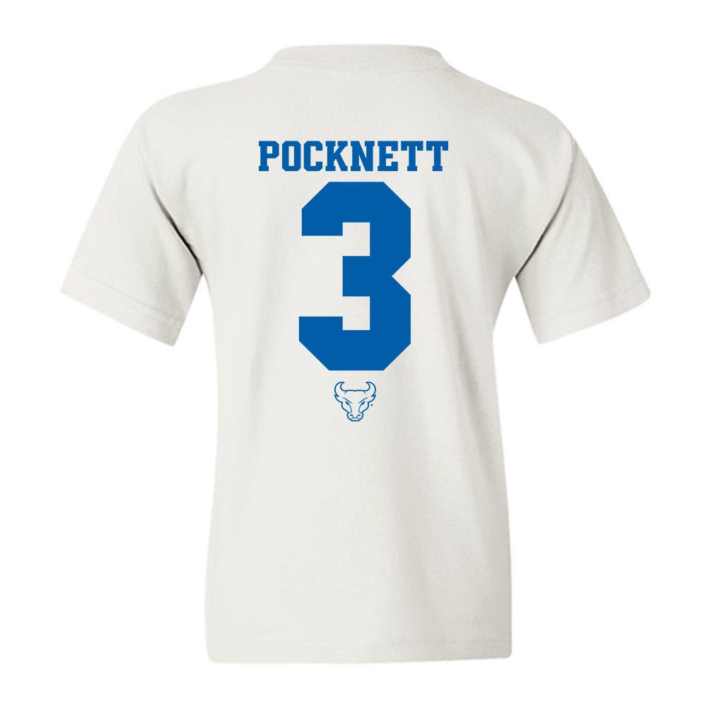 Buffalo - NCAA Men's Basketball : Mikhail Pocknett - Youth T-Shirt-1