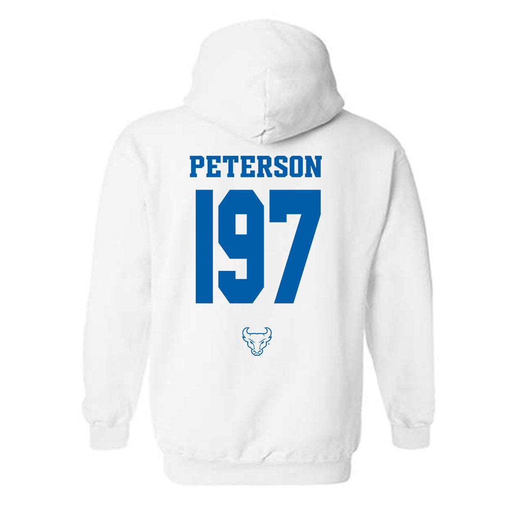 Buffalo - NCAA Wrestling : Aiden Peterson - Hooded Sweatshirt-1