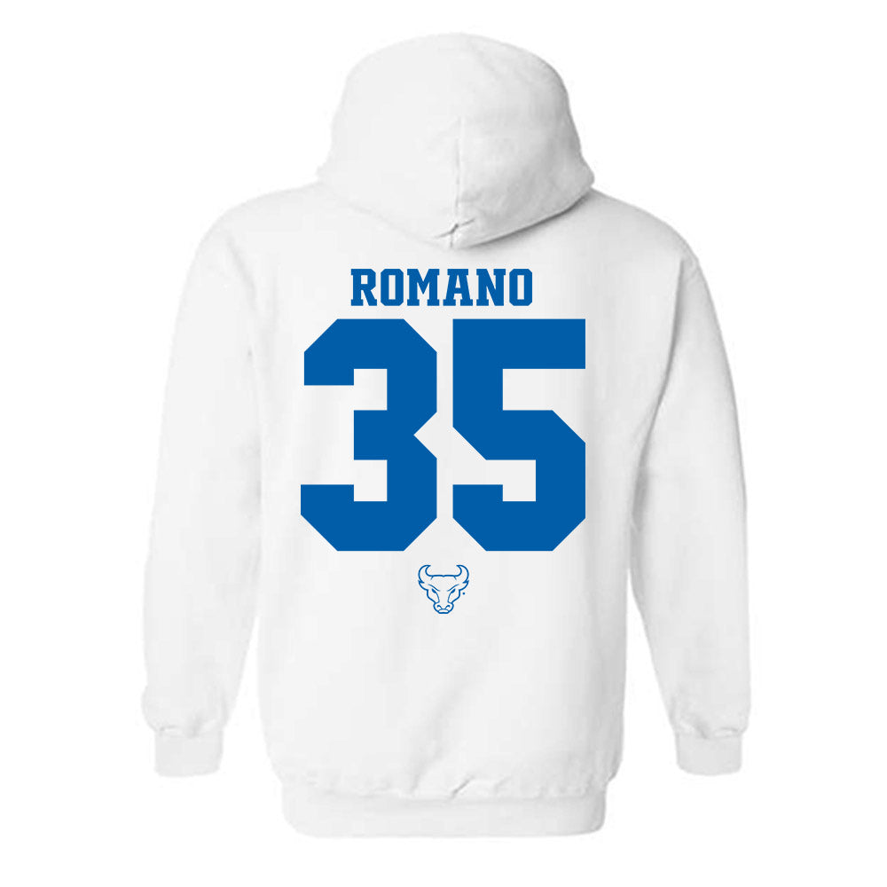 Buffalo - NCAA Men's Basketball : Evan Romano - Hooded Sweatshirt-1