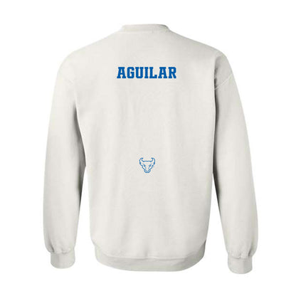 Buffalo - NCAA Women's Swimming & Diving : Nicole Aguilar - Crewneck Sweatshirt-1