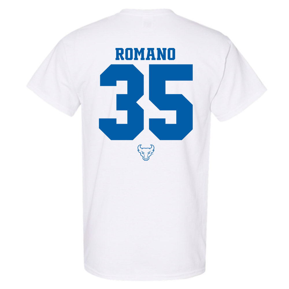 Buffalo - NCAA Men's Basketball : Evan Romano - T-Shirt-1