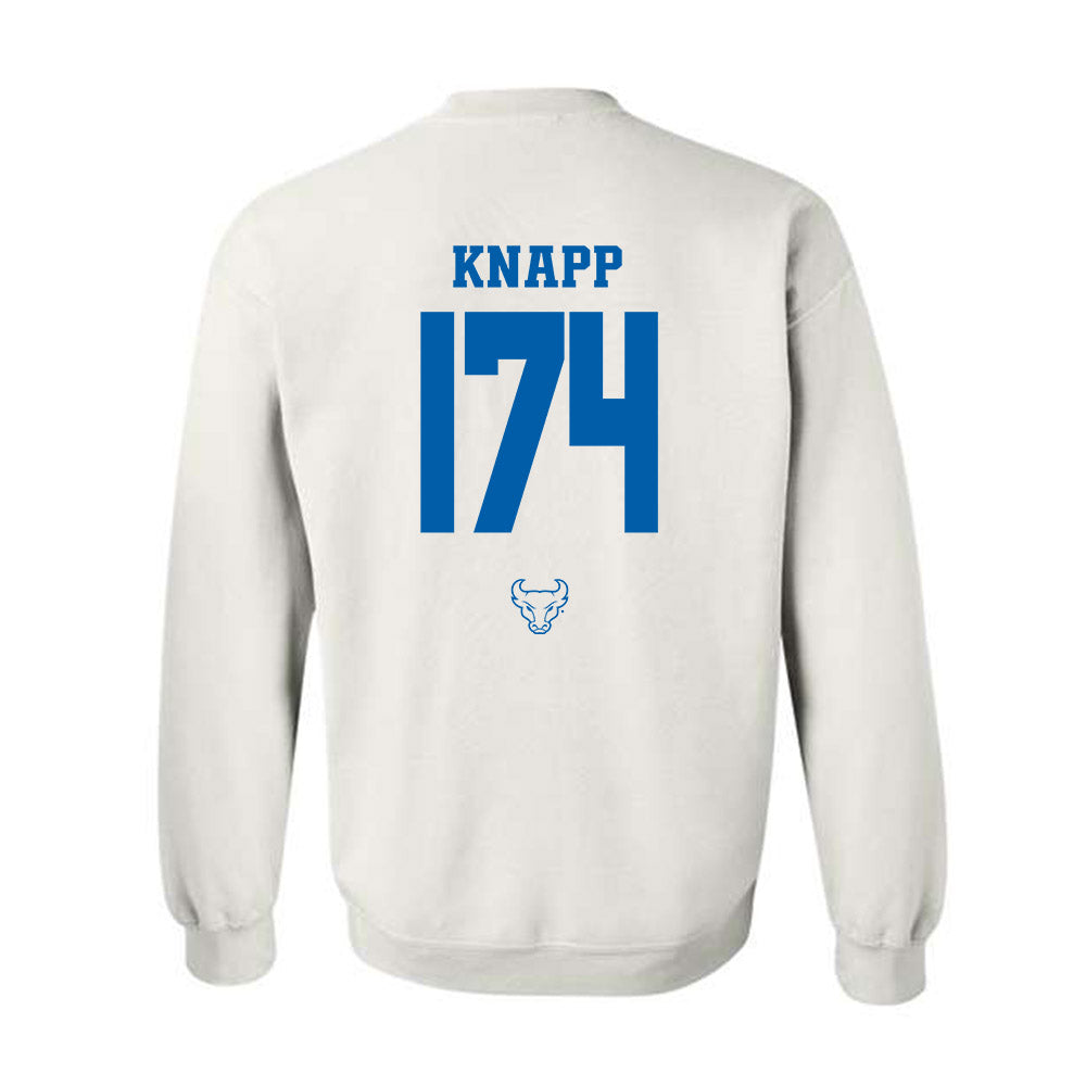 Buffalo - NCAA Wrestling : Rafael Knapp - Crewneck Sweatshirt-1