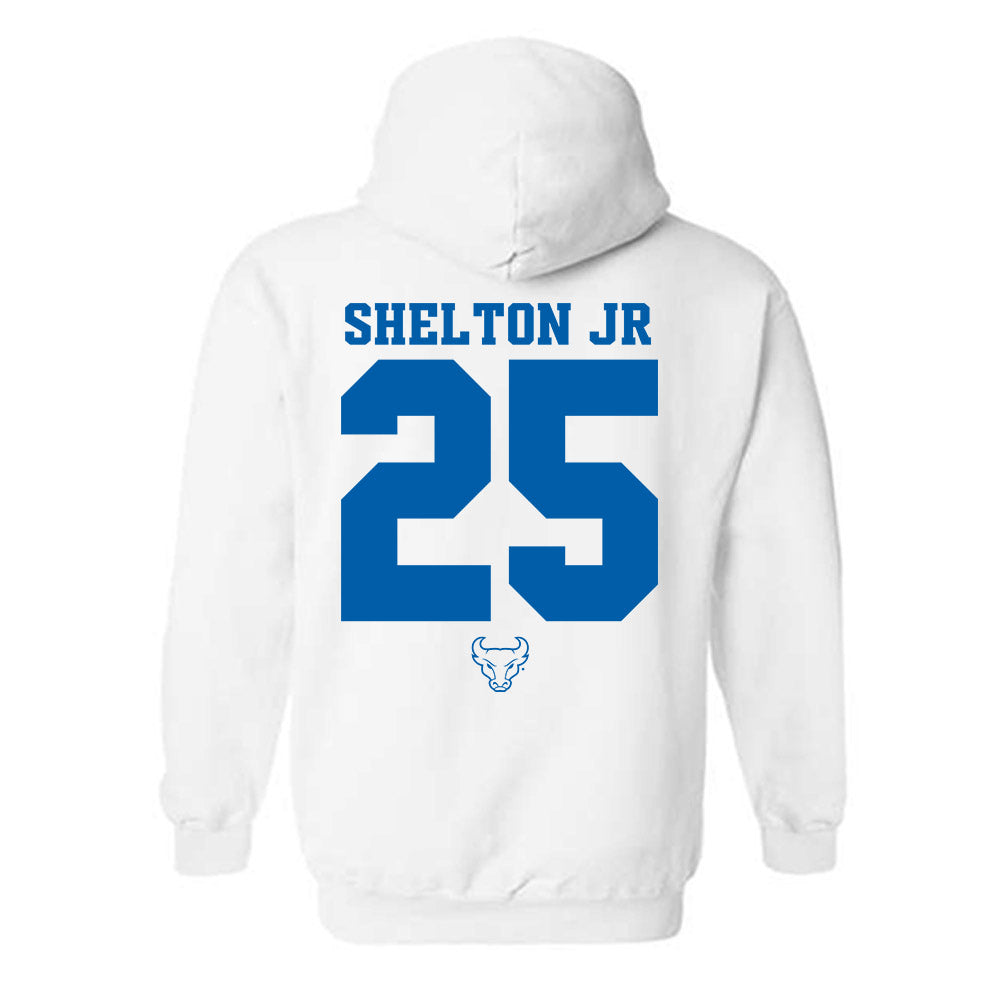 Buffalo - NCAA Football : Terrance Shelton Jr - Classic Shersey Hooded Sweatshirt-1