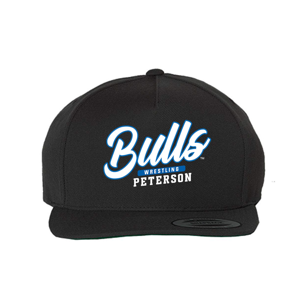 Buffalo - NCAA Wrestling : Aiden Peterson - Snapback Hat-0