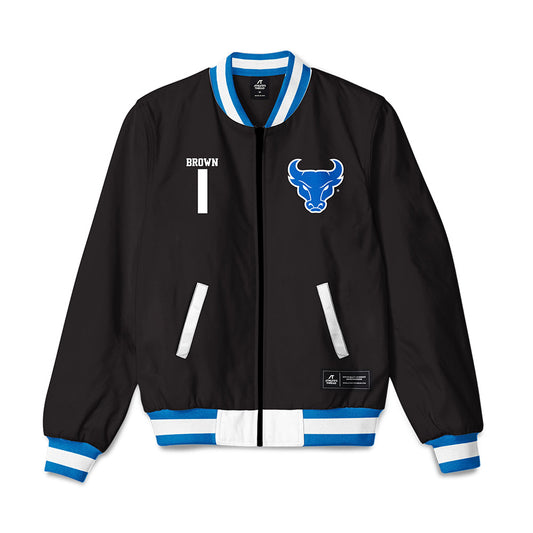 Buffalo - NCAA Football : Saveon Brown - Bomber Jacket-0