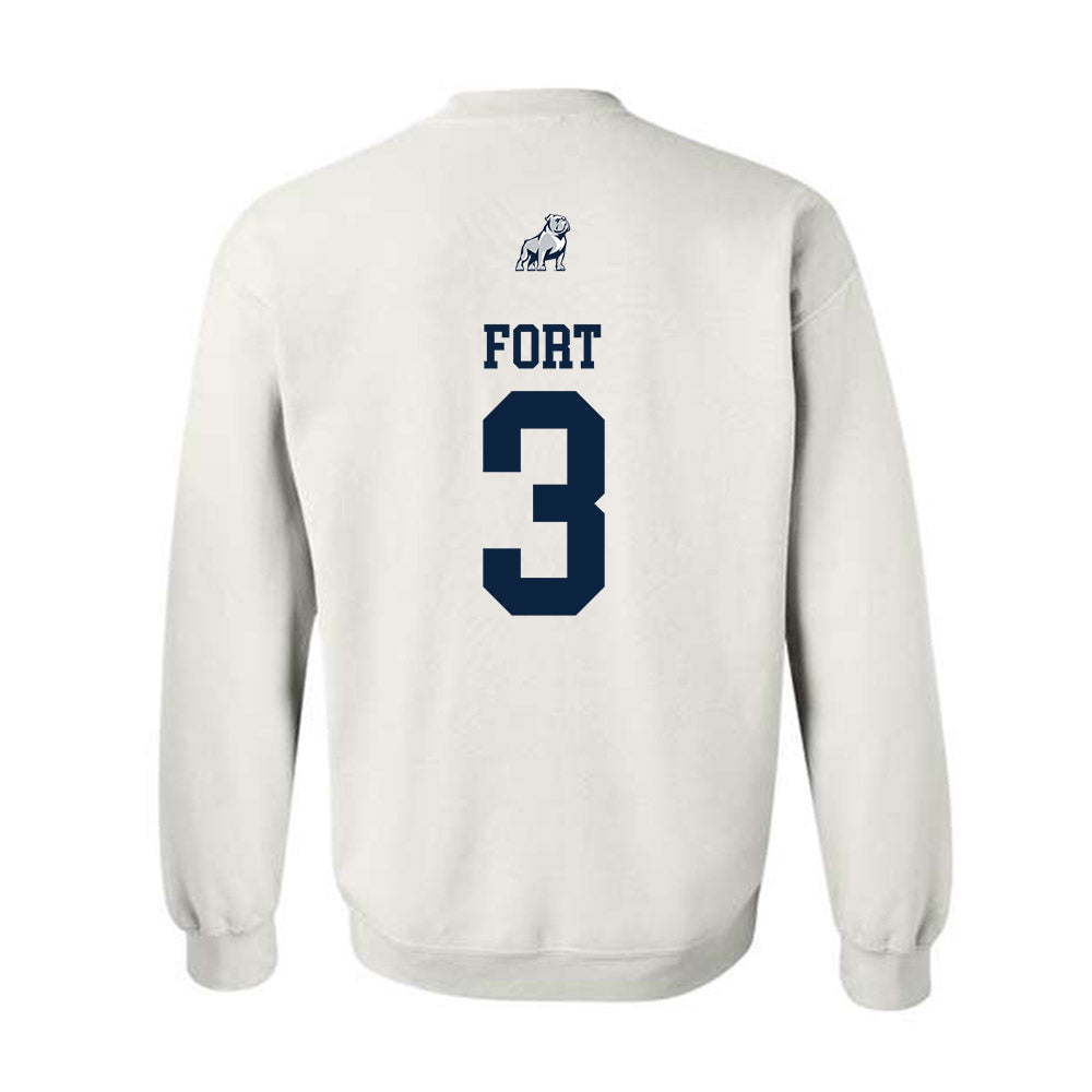 Samford - NCAA Men's Basketball : Trey Fort - Crewneck Sweatshirt-1