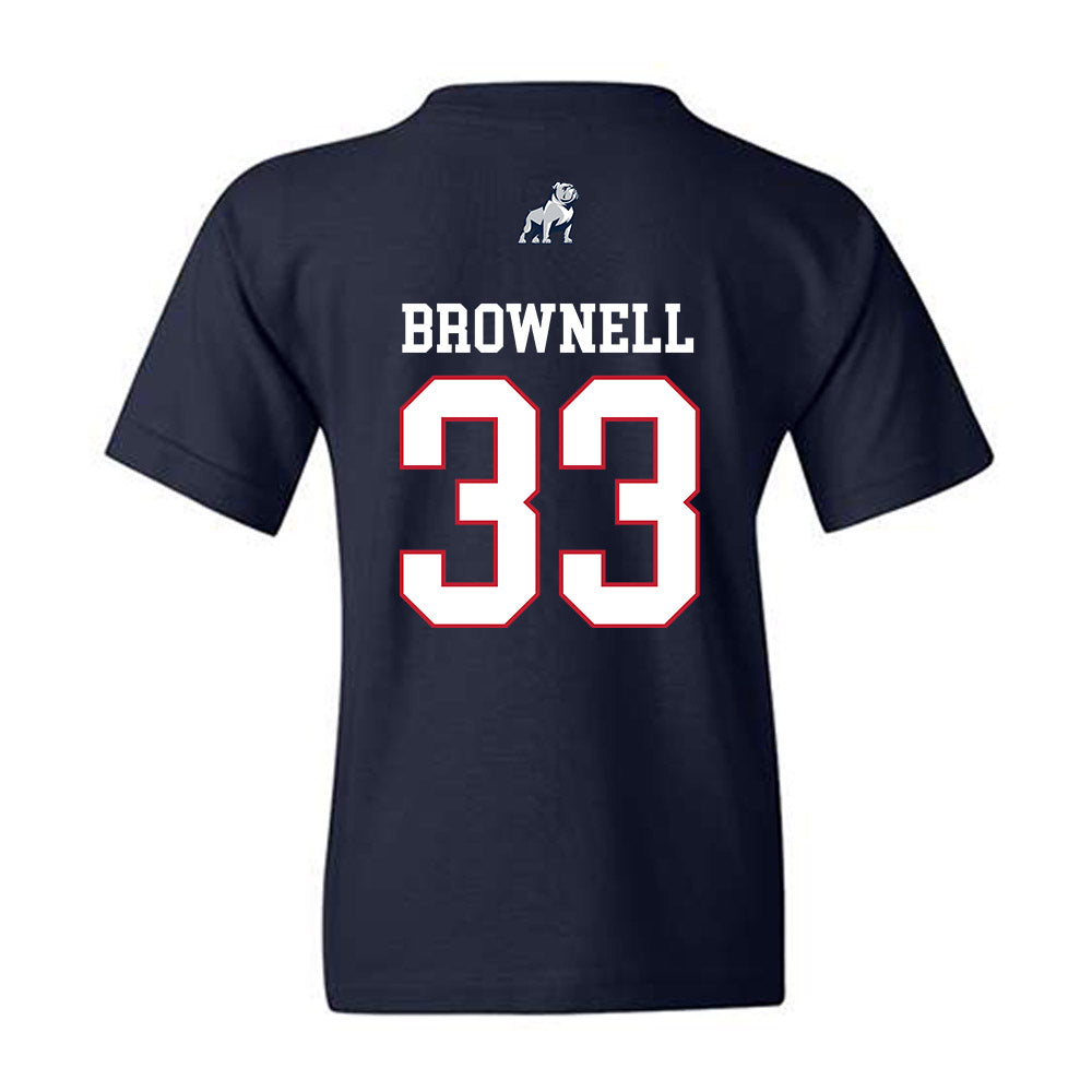 Samford - NCAA Men's Basketball : Jaden Brownell - Youth T-Shirt-1