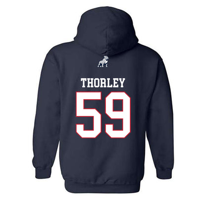 Samford - NCAA Football : Will Thorley - Hooded Sweatshirt-1