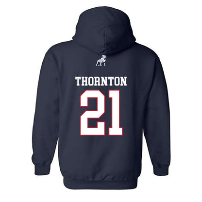 Samford - NCAA Football : Malik Thornton - Hooded Sweatshirt-1