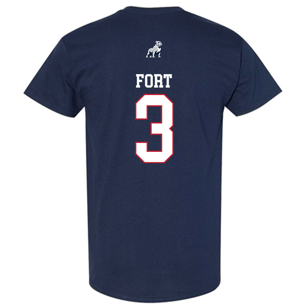 Samford - NCAA Men's Basketball : Trey Fort - T-Shirt-1