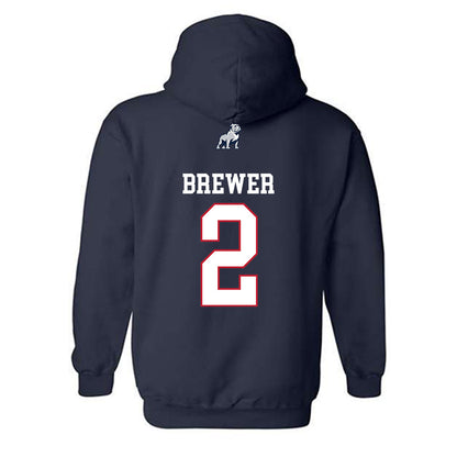 Samford - NCAA Women's Basketball : Avary Brewer - Hooded Sweatshirt-1