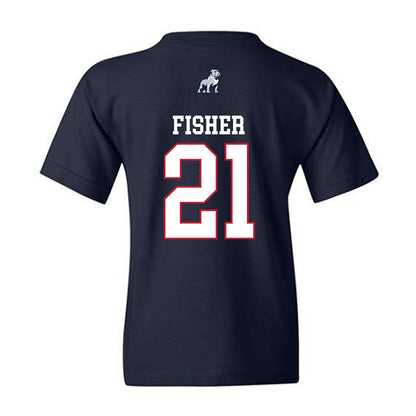 Samford - NCAA Football : Ethan Fisher - Youth T-Shirt-1