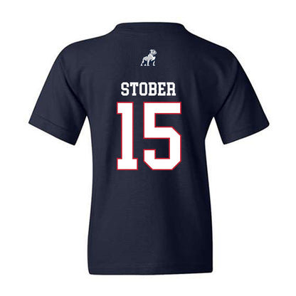 Samford - NCAA Football : Brady Stober - Youth T-Shirt-1