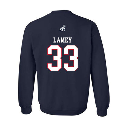 Samford - NCAA Men's Basketball : Zach Lamey - Crewneck Sweatshirt-1