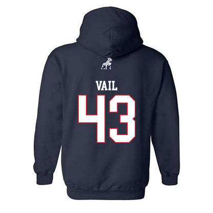 Samford - NCAA Baseball : Bodie Vail - Hooded Sweatshirt-1