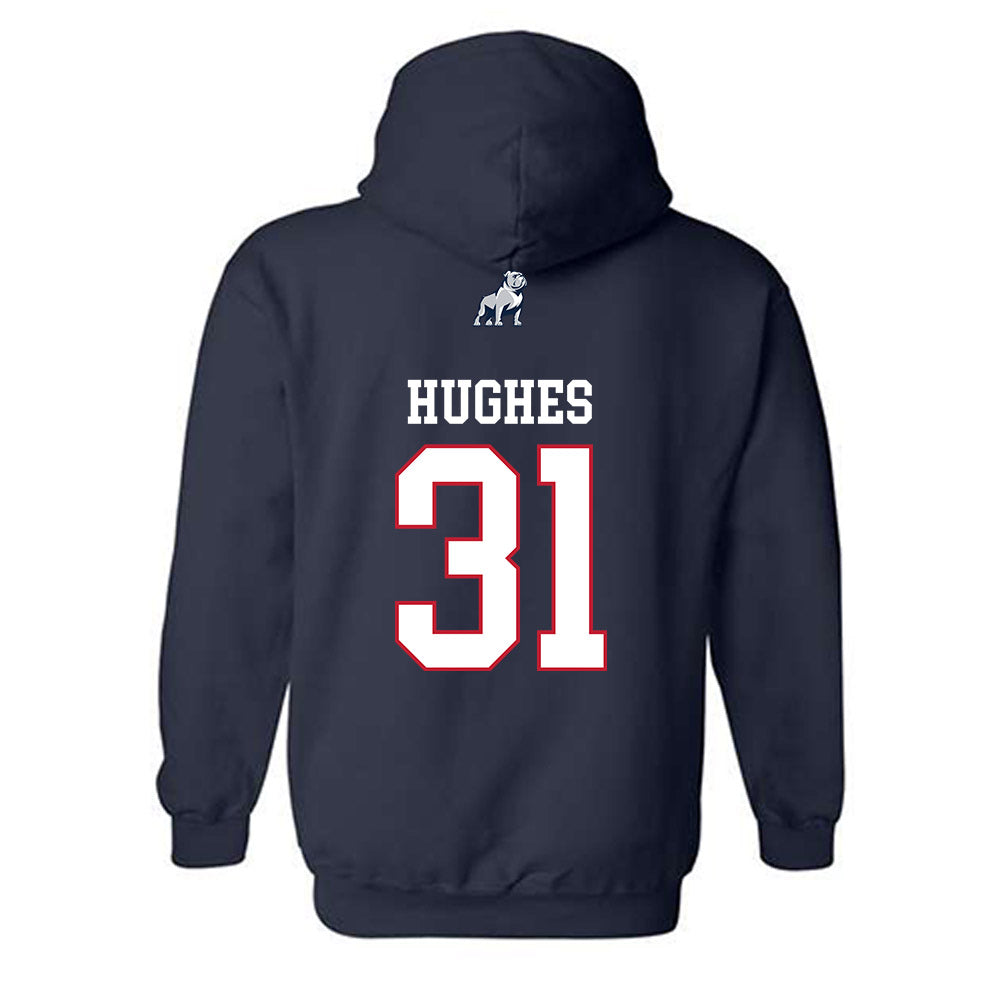 Samford - NCAA Men's Basketball : Joshua Hughes - Hooded Sweatshirt