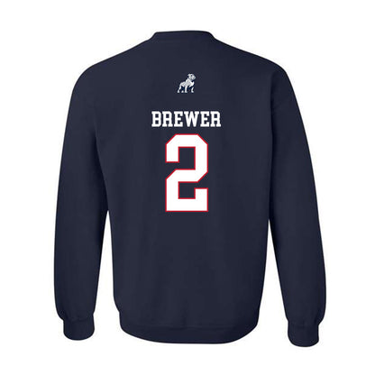 Samford - NCAA Women's Basketball : Avary Brewer - Crewneck Sweatshirt-1