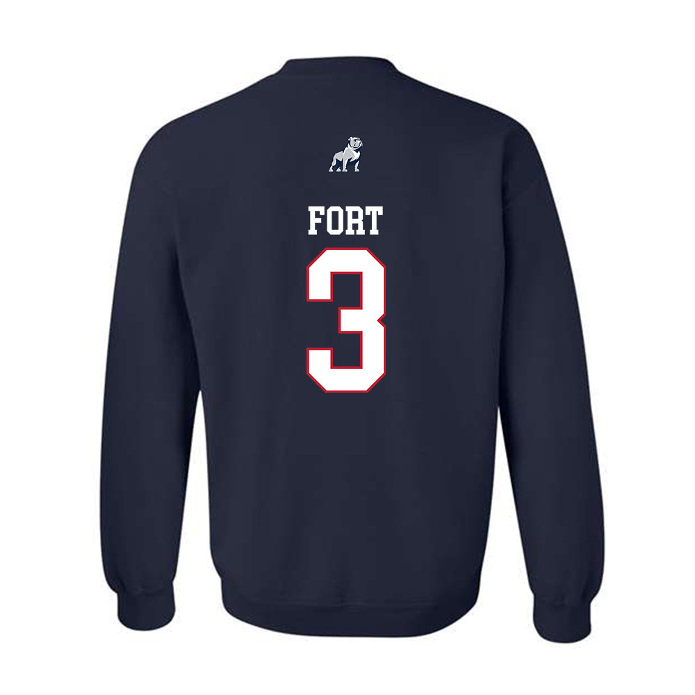 Samford - NCAA Men's Basketball : Trey Fort - Crewneck Sweatshirt-1