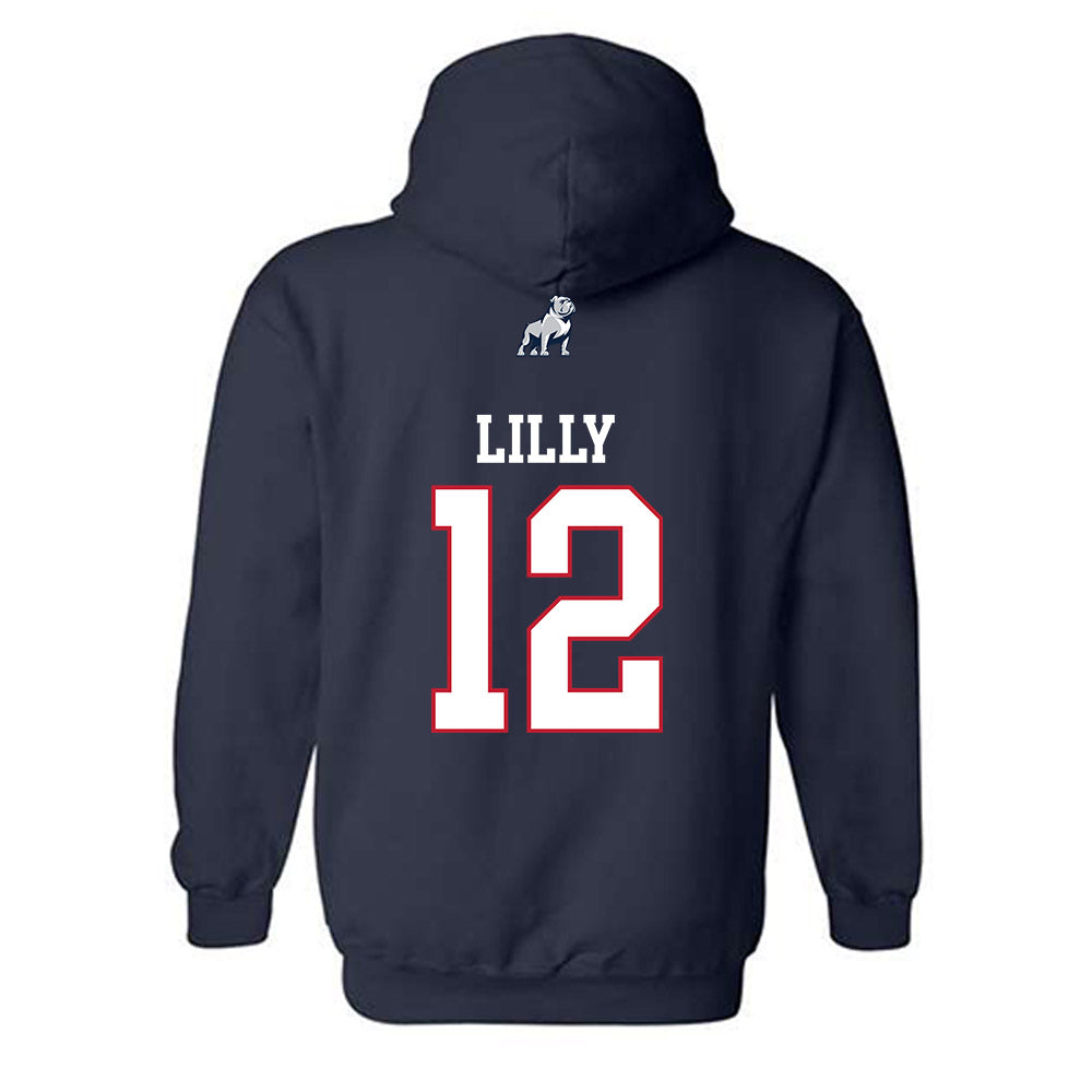 Samford - NCAA Women's Soccer : Langston Lilly - Hooded Sweatshirt-1