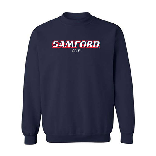 Samford - NCAA Men's Golf : Taylor Kuehn - Crewneck Sweatshirt