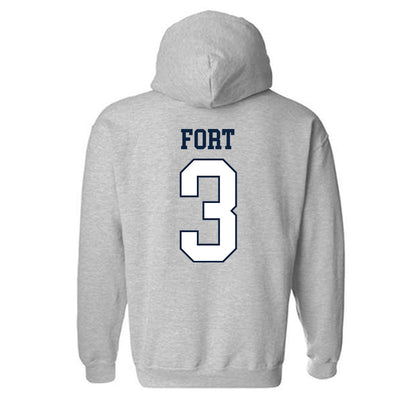 Samford - NCAA Men's Basketball : Trey Fort - Hooded Sweatshirt-1