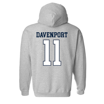 Samford - NCAA Men's Basketball : Cooper Davenport - Hooded Sweatshirt-1