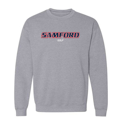 Samford - NCAA Men's Golf : Taylor Kuehn - Crewneck Sweatshirt