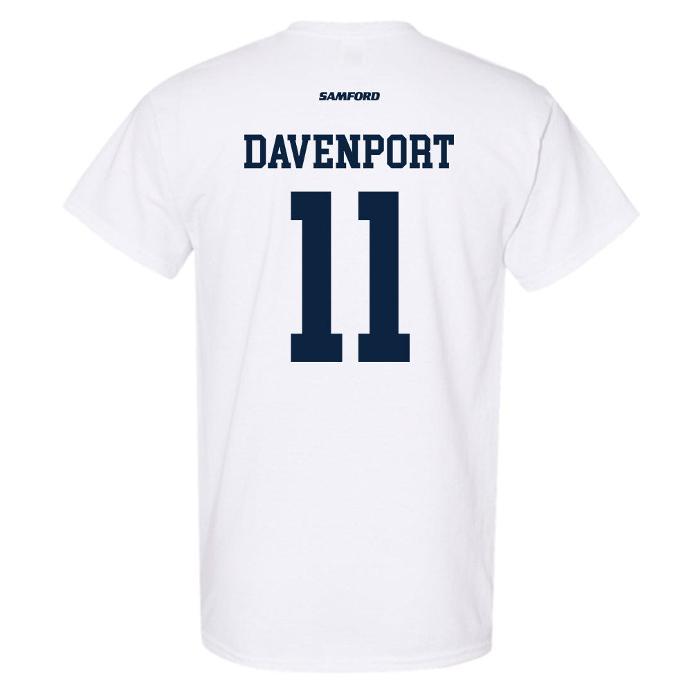 Samford - NCAA Men's Basketball : Cooper Davenport - T-Shirt-1