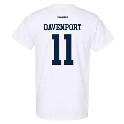 Samford - NCAA Men's Basketball : Cooper Davenport - T-Shirt-1