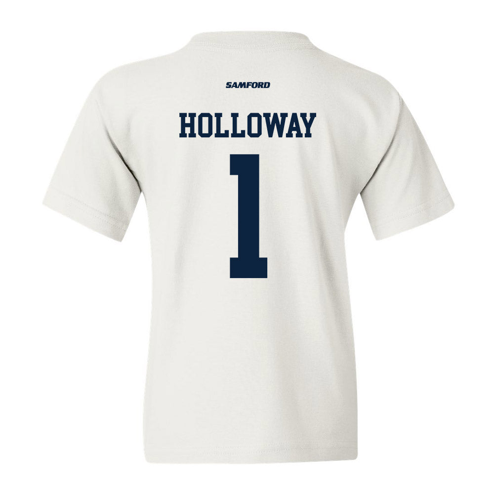 Samford - NCAA Men's Basketball : Joshua Holloway - Youth T-Shirt