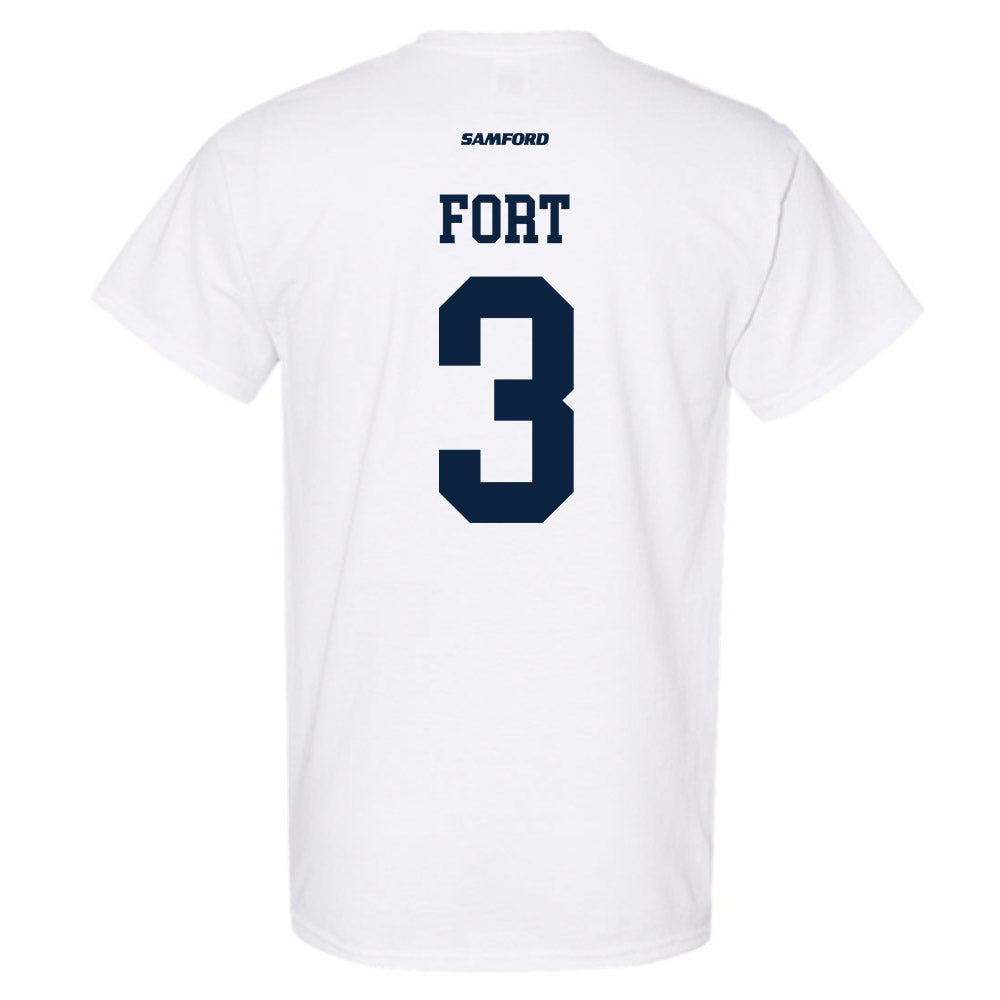 Samford - NCAA Men's Basketball : Trey Fort - T-Shirt-1