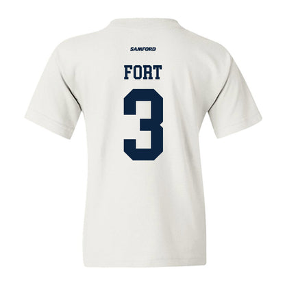 Samford - NCAA Men's Basketball : Trey Fort - Youth T-Shirt-1