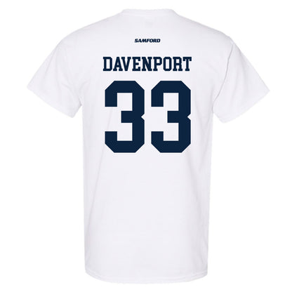 Samford - NCAA Football : Theodore Davenport - T-Shirt