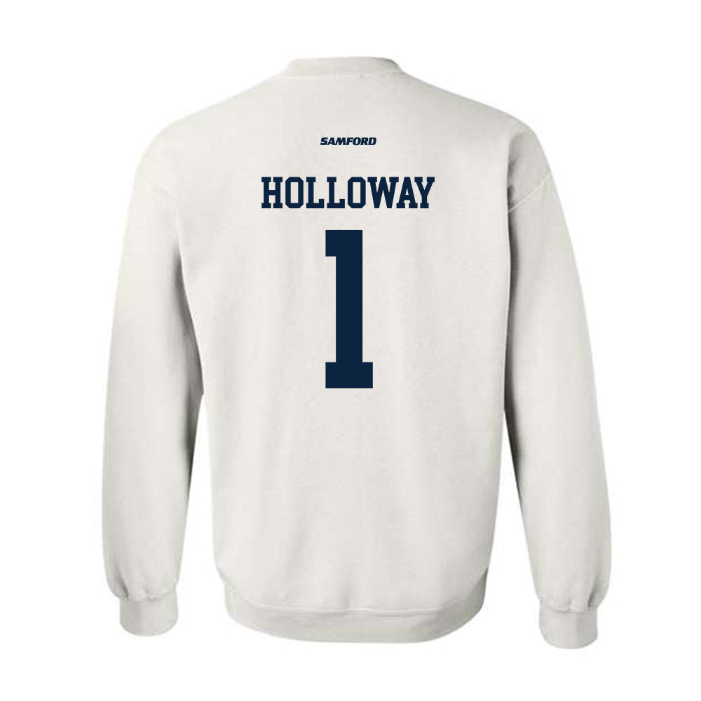 Samford - NCAA Men's Basketball : Joshua Holloway - Crewneck Sweatshirt