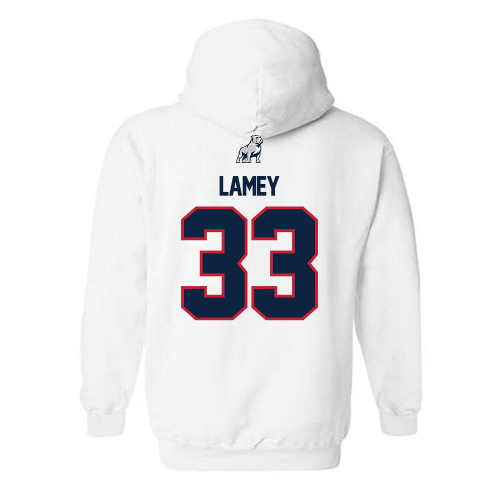 Samford - NCAA Men's Basketball : Zach Lamey - Hooded Sweatshirt-1