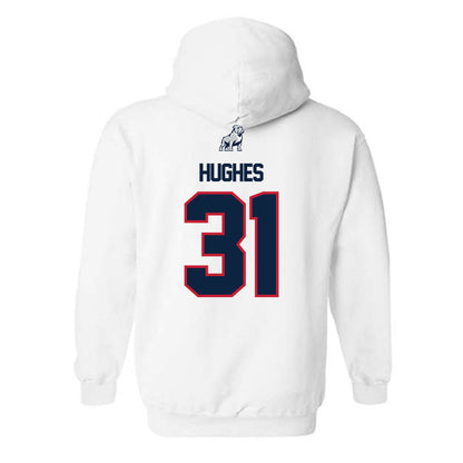 Samford - NCAA Men's Basketball : Joshua Hughes - Hooded Sweatshirt