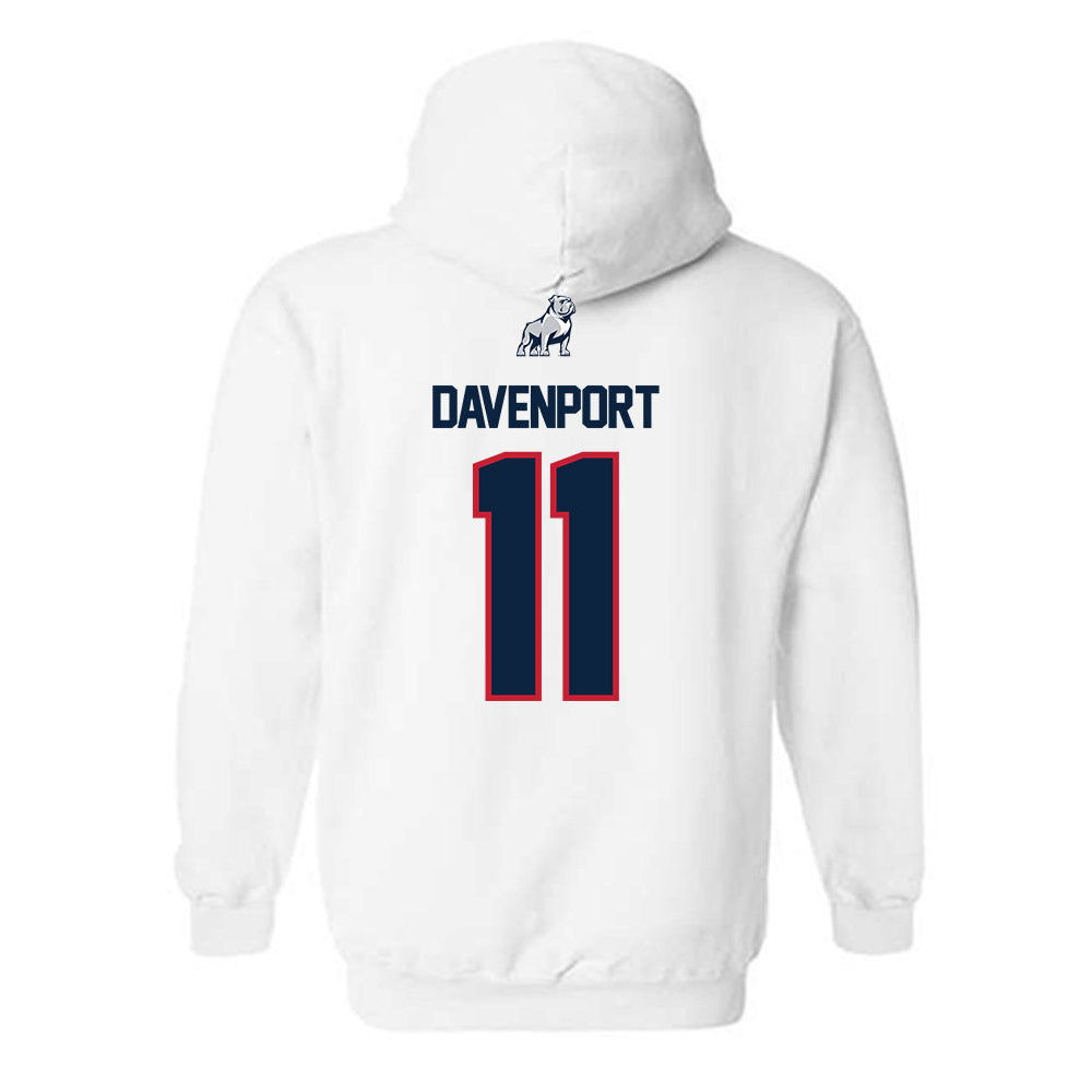 Samford - NCAA Men's Basketball : Cooper Davenport - Hooded Sweatshirt-1