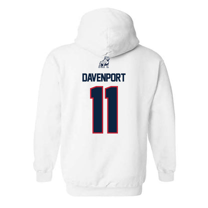 Samford - NCAA Men's Basketball : Cooper Davenport - Hooded Sweatshirt-1