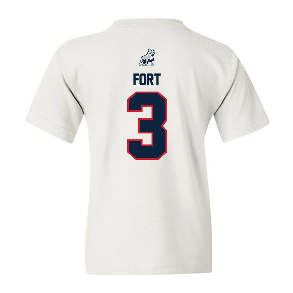 Samford - NCAA Men's Basketball : Trey Fort - Youth T-Shirt-1