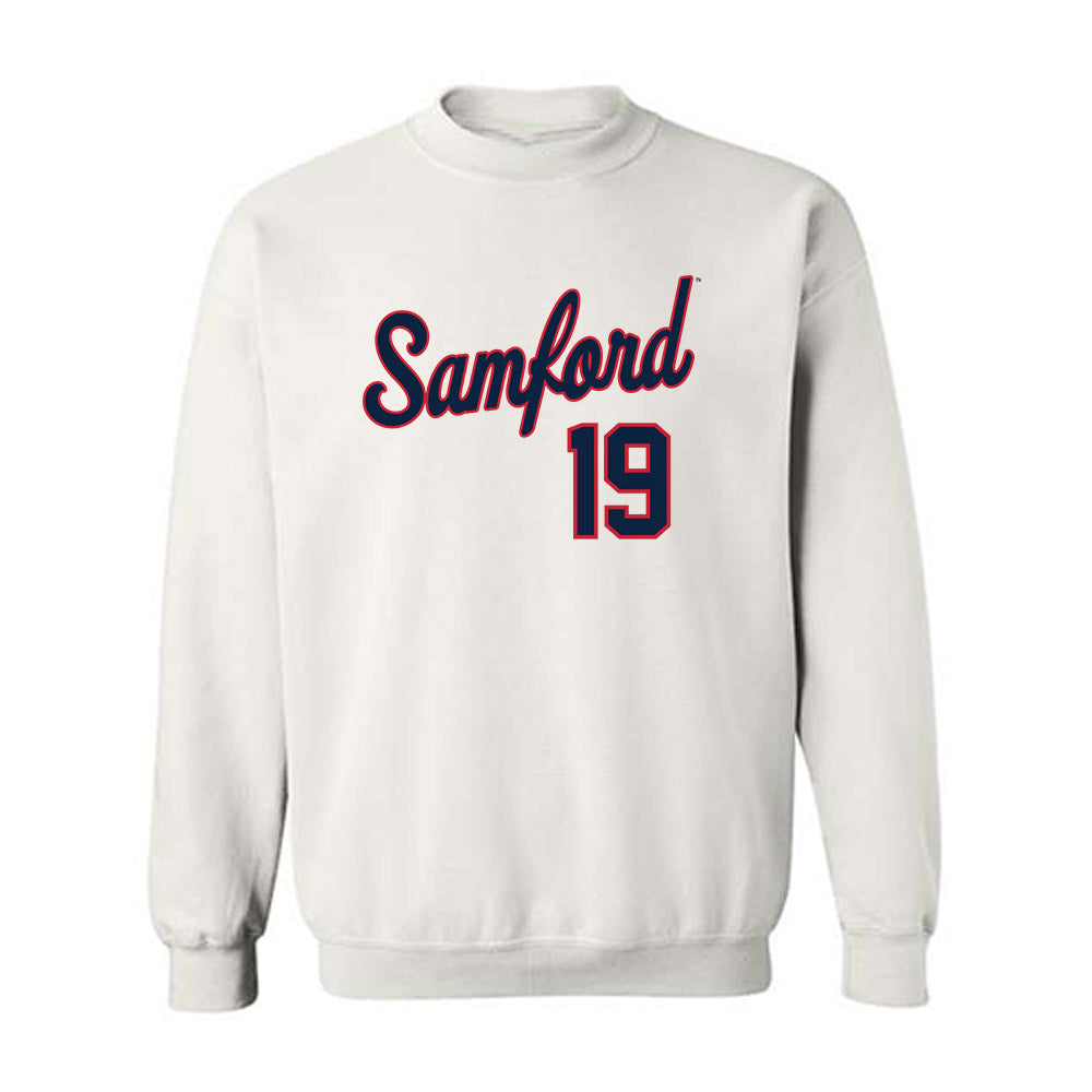 Samford - NCAA Women's Volleyball : Amelia Johnston - Crewneck Sweatshirt